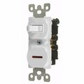 American Imaginations 15 AMP Rectangle White Electrical Switch and Outlet Plastic-Aluminum AI-36823